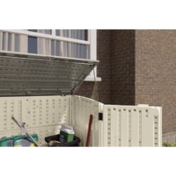Suncast 2 ft. 8 in. x 4 ft. 5 in. x 3 ft. 9.5 in. Resin Horizontal Storage Shed