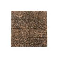 Vigoro 16 in. x 16 in. x 3/4 in. Black/Tan Blended Dual-Sided Rubber Paver (60-Pack)