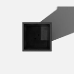 Veradek Brixton Series 26 in. Tall Black Plastic Planter (2-Pack)