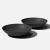 Veradek Lane Bowl 32 in. Black Plastic Round Planter (2-Pack)