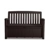 Keter Patio 60 Gal. Brown Resin Outdoor Storage Bench