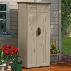 Suncast 2 ft. 8.25 in. X 2 ft. 1.5 in X 6 ft. Resin Vertical Storage Shed