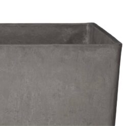 Arcadia Garden Products Contempo Tall Square 13 in. x 13 in. x 28 in. Cement PSW Pot