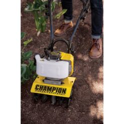 Champion Power Equipment 9.5 in. Portable Gas Garden Tiller Cultivator