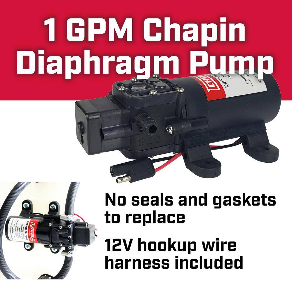 Chapin International 97024: 8 Gal. 24-Volt Rechargeable Battery ATV Multi-Purpose Tank Sprayer