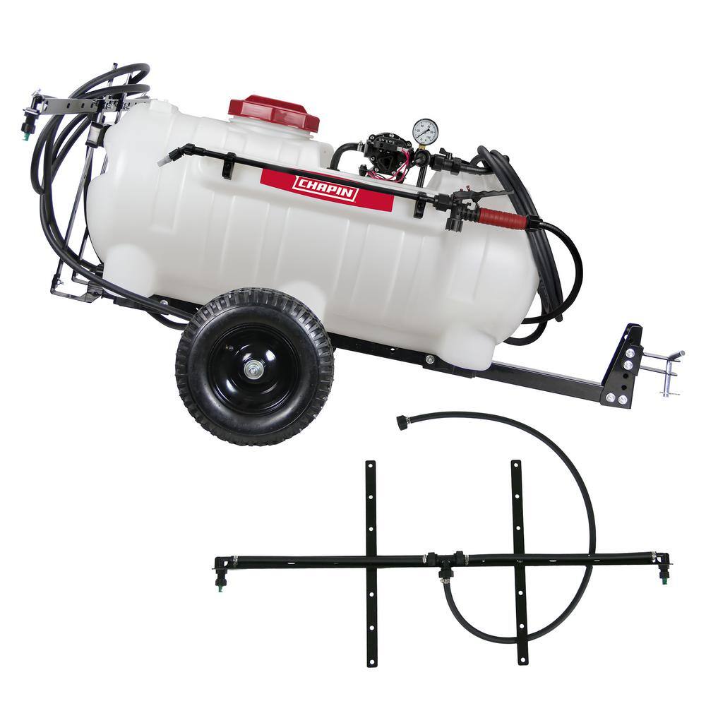 Chapin International Chapin 97714: 25 gal. Tow-Behind 2.5GPM/12V EZ Mount Deluxe Multi-Purpose ATV/UTV Tank Sprayer