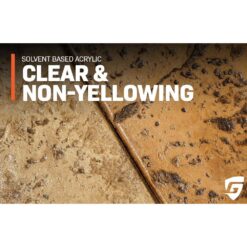 Ghostshield Cryli-Tek 5505-5 Gallons Solvent Based Acrylic High Gloss Wet Look Water Repellent, Concrete Sealer and Paver Sealer