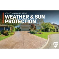 Ghostshield Cryli-Tek 5505-5 Gallons Solvent Based Acrylic High Gloss Wet Look Water Repellent, Concrete Sealer and Paver Sealer
