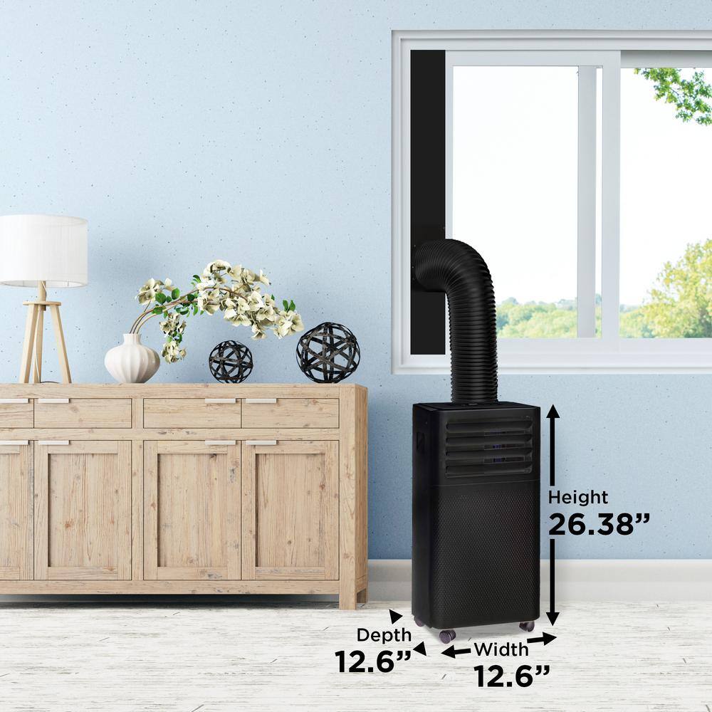 Danby 5,000 BTU Portable Air Conditioner Cools 150 Sq. Ft. in Black