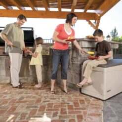 Lifetime 130 Gal. Heavy-Duty Outdoor Resin Storage Deck Box