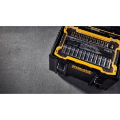 DEWALT 3/8 in. and 1/2 in. Drive Mechanics Tool Set with Toughsystem Trays (85-Piece)