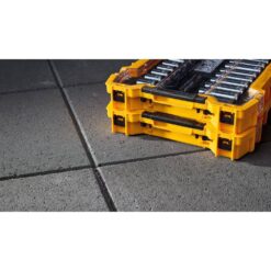 DEWALT 3/8 in. and 1/2 in. Drive Mechanics Tool Set with Toughsystem Trays (85-Piece)