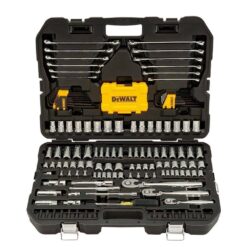 DEWALT 1/4 in., 3/8 in. and ½ in. Drive Polished Chrome Mechanics Tool Set (168-Piece)
