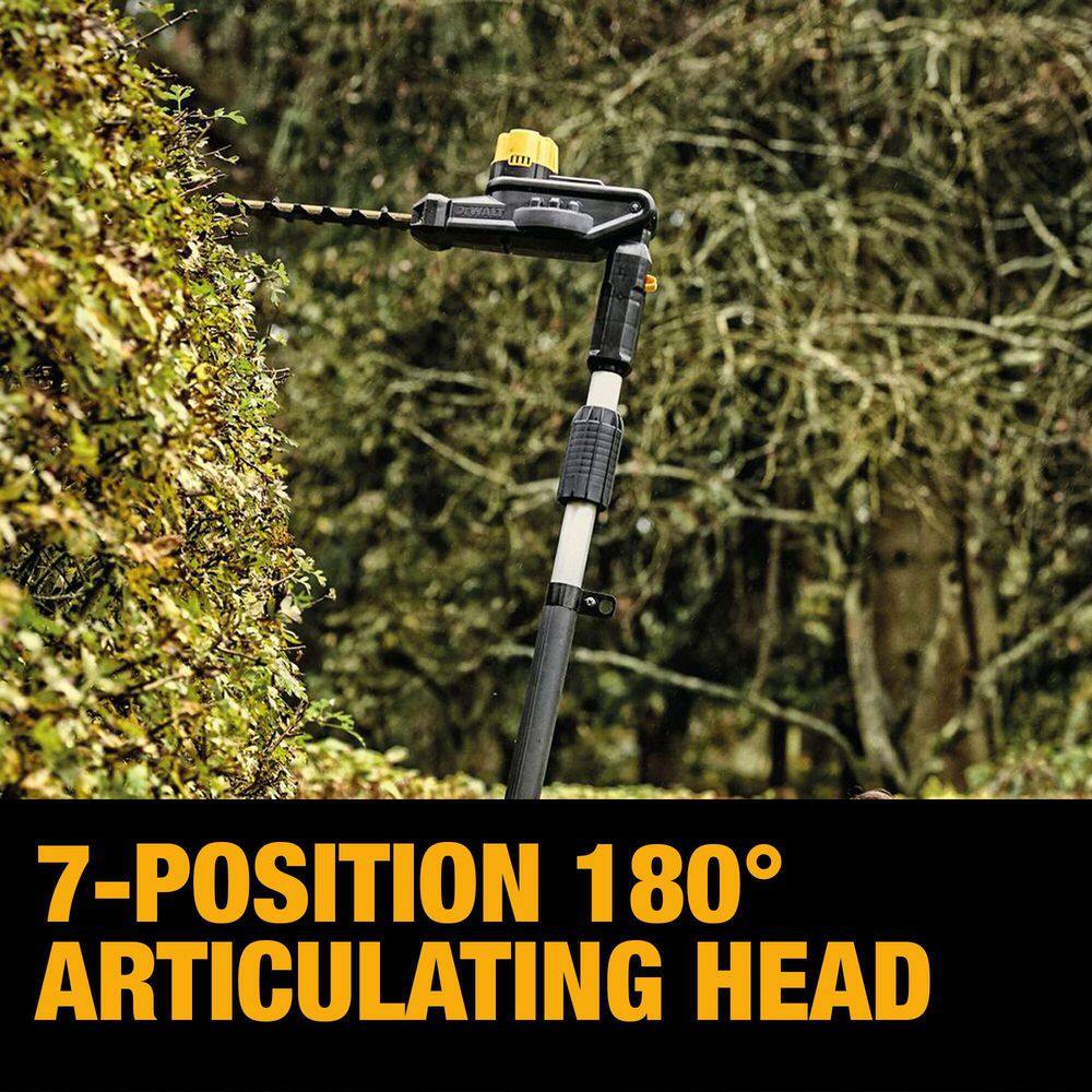 DEWALT 20V MAX Cordless Lithium-Ion Pole Saw and Pole Hedge Trimmer Combo Kit with (1) 4.0 Ah Battery and Charger