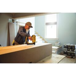 DEWALT 20V MAX XR Lithium-Ion Cordless 18-Gauge Narrow Crown Stapler Kit with 2.0Ah Battery, Charger and Contractor Bag