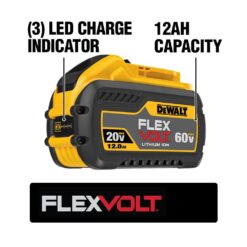 DEWALT FLEXVOLT 20V/60V MAX Lithium-Ion 12.0Ah Battery