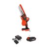 ECHO 56V 6 in. Brushless Cordless Battery Powered Handheld Mini Pruning Chainsaw Kit with 2.5Ah Battery and Compact Charger