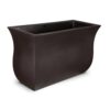 Mayne Valencia 36 in. x 16 in. x 22 in. Espresso Long Polyethylene Planter