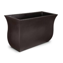 Mayne Valencia 36 in. x 16 in. x 22 in. Espresso Long Polyethylene Planter