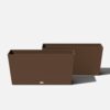 Veradek Midori 39 in. Espresso Plastic Long Trough Planter (2-Pack)