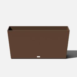 Veradek Midori 39 in. Espresso Plastic Long Trough Planter