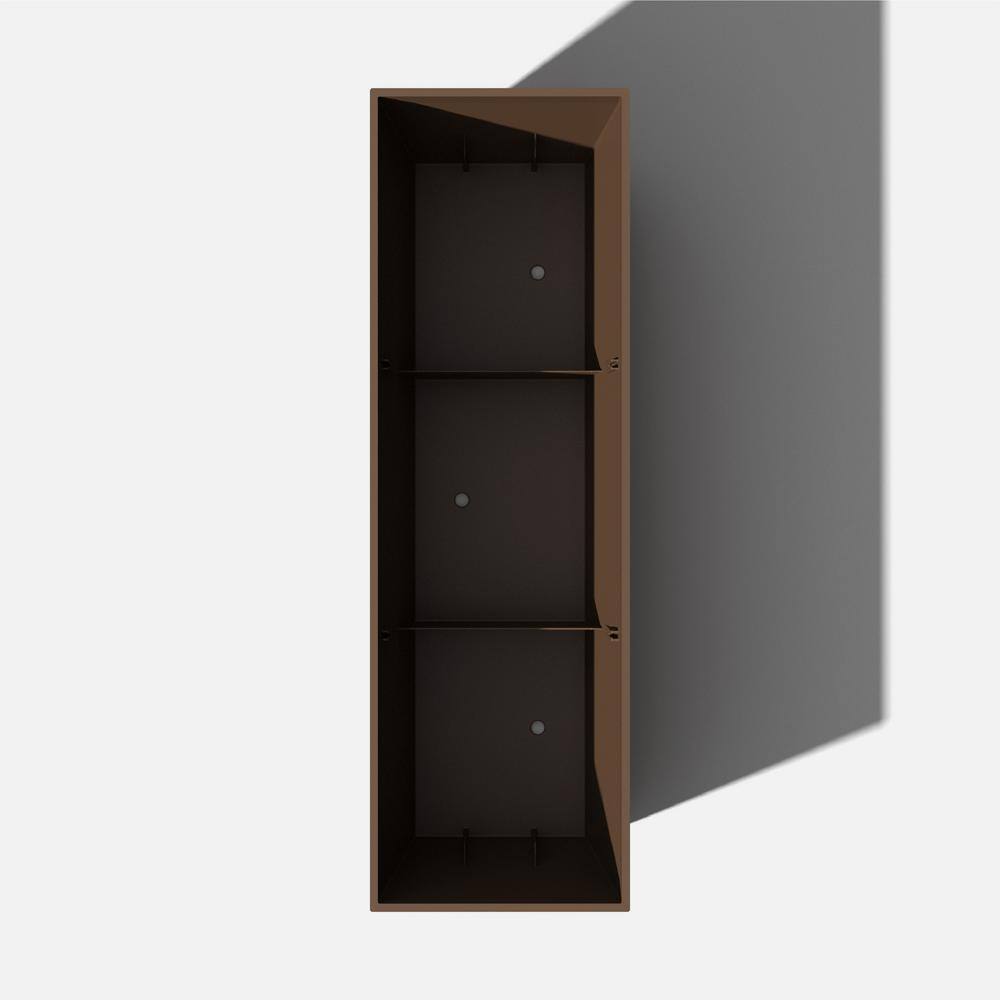 Veradek Midori 39 in. Espresso Plastic Long Trough Planter