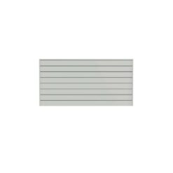 CROWNWALL Home 6 in. x 8 ft. x 4 ft. Heavy Duty PVC Slatwall Organizer Panel Set in Graphite
