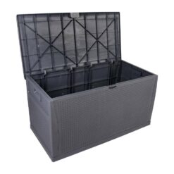 Karl home 120 Gal. Grey Plastic Deck Box