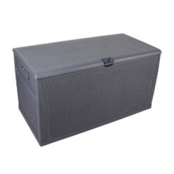 Karl home 120 Gal. Grey Plastic Deck Box