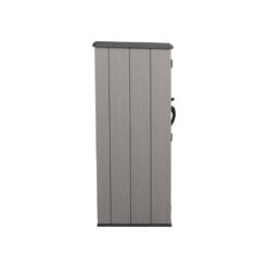Lifetime Vertical 56 in. W x 69 in. D x 29 in. H Resin Outdoor Storage Cabinet Shed