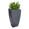 Mayne Kobi 38 in. Tall Graphite Grey Self-Watering Polyethylene Planter