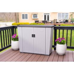 Suncast 130 Gal. Backyard Oasis Vertical Deck Box