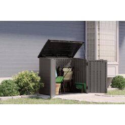 Suncast 2 ft. 8 in. x 4 ft. 5 in. x 3 ft. 9.5 in. Resin Horizontal Storage Shed