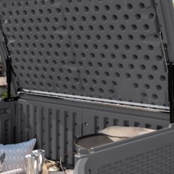 Suncast Oasis 48.75 in. W x 30.5 in. D x 41.25 in. H Plastic Outdoor Storage Cabinet