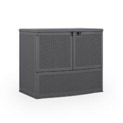 Suncast Oasis 48.75 in. W x 30.5 in. D x 41.25 in. H Plastic Outdoor Storage Cabinet