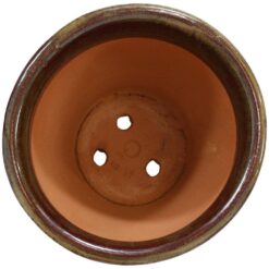 Sunnydaze Studio 15 in. Forest Lake Green Ceramic Indoor/Outdoor Planter