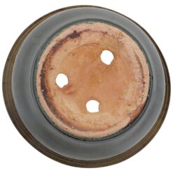 Sunnydaze Studio 15 in. Forest Lake Green Ceramic Indoor/Outdoor Planter