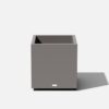 Veradek Cube 22 in. Square Grey Plastic Planter