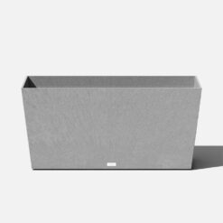 Veradek Midori 39 in. Gray Plastic Long Trough Planter