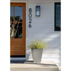 Veradek Nobleton 22 in. Square Gray Plastic Planter (2-Pack)