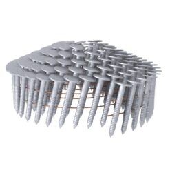 Grip-Rite 1-1/4 in. x 0.120 in. 15° Wire Collated Hot Galvanized Ring Shank Coil Roofing Nails 7200 per Box