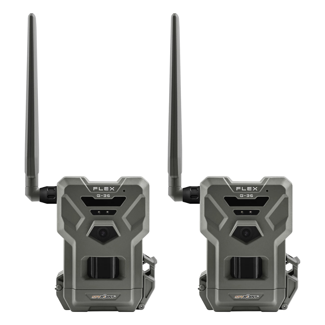 SpyPoint Flex G36 36.0 MP Cellular Game Cameras 2-Pack