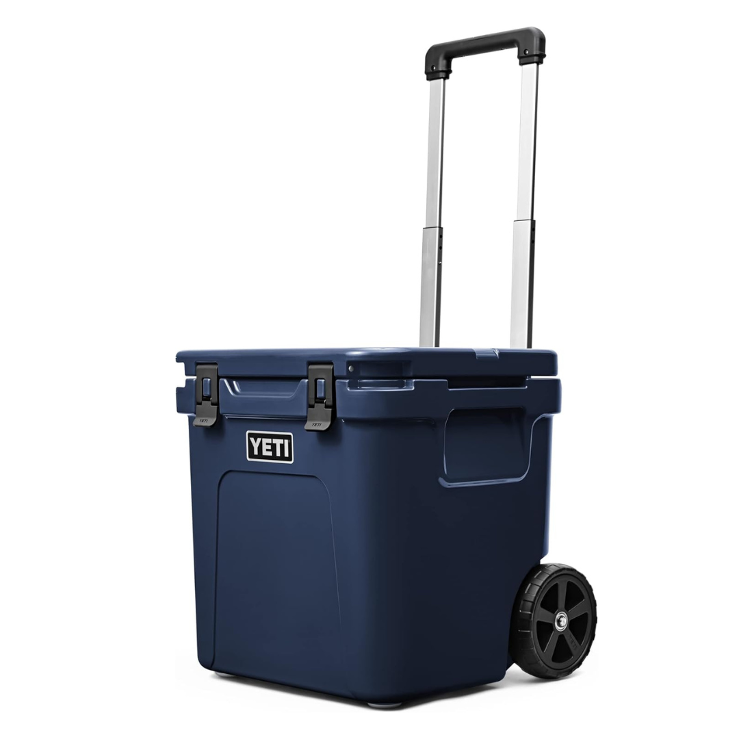 YETI Roadie 48 Wheeled Cooler with Retractable Periscope Handle, Navy