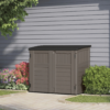 Suncast 2 ft. 8 in. x 4 ft. 5 in. x 3 ft. 9.5 in. Resin Horizontal Storage Shed