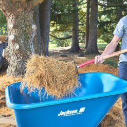 Jackson 5 cu. ft. Heavy Gauge Seamless Steel Wheelbarrow