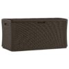 Suncast Java 134 Gal. Plastic Wicker Deck Box