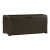 Suncast 73 Gal. Plastic Wicker Deck Box