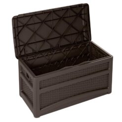 Suncast 73 Gal. Plastic Deck Box, Java