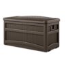 Suncast 73 Gal. Plastic Deck Box, Java