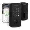 Kwikset HALO Select Touchscreen Wi-Fi and Matter Enabled Smart Lock Deadbolt in Matte Black